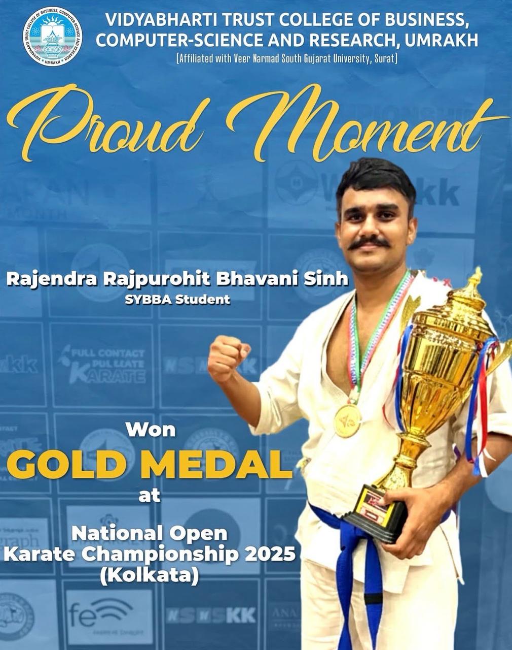 Rajendra Patel - Academic / Sports Distinction